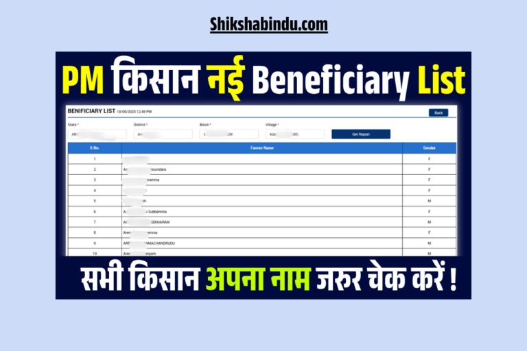 PM Kisan Beneficiary List 2025: जानें कैसे देखें अपना नाम और किसान जरुर चेक करें