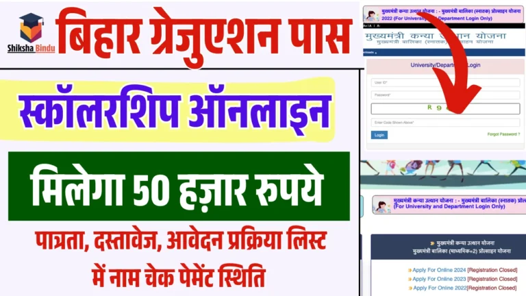 Bihar Graduation Scholarship 2025- बिहार स्नातक ₹50,000 स्कॉलरशिप 2025, अब ऐसे होगा आवेदन- नई प्रक्रिया