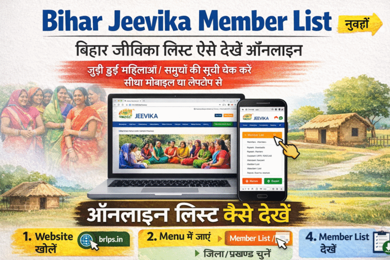 Bihar Jeevika Member List Check Online 2026: बिहार जीविका लिस्ट ऐसे देखें ऑनलाइन पूरी जानकारी