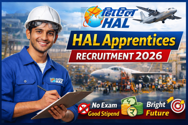 HAL Apprentices Recruitment 2026: Graduate & Diploma Apprentice के लिए आवेदन शुरू, पूरी जानकारी यहाँ देखें