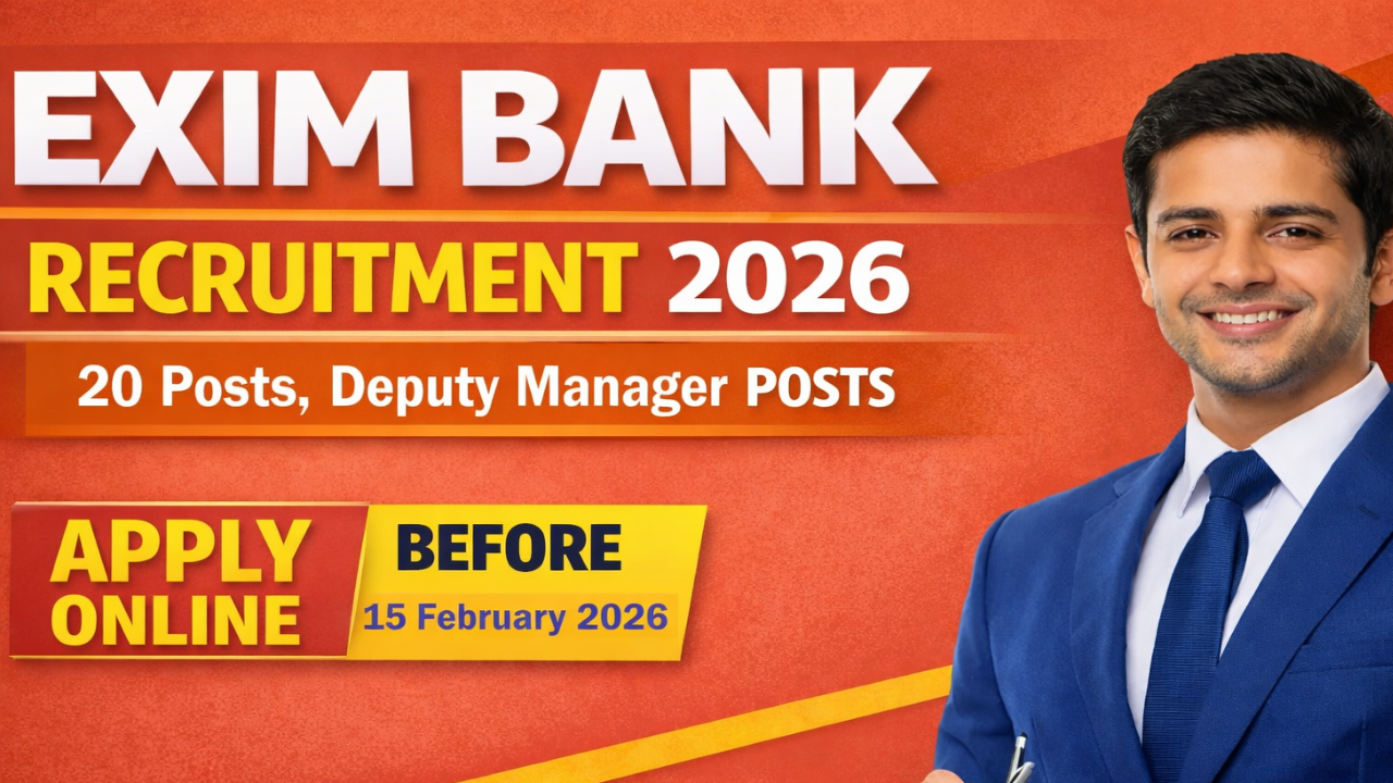 EXIM Bank Deputy Manager Recruitment 2026: Apply Online, Notification, Salary, Eligibility Full Details
