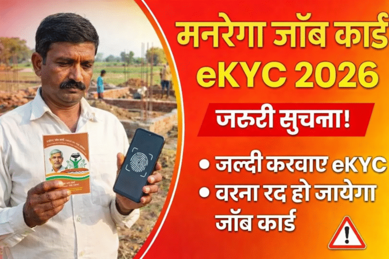 Manrega Job Card eKYC 2026: जॉब कार्ड धारकों के लिए जरूरी सूचना, जल्द करवाएं e-KYC वरना रद्द हो जाएगा जॉब कार्ड