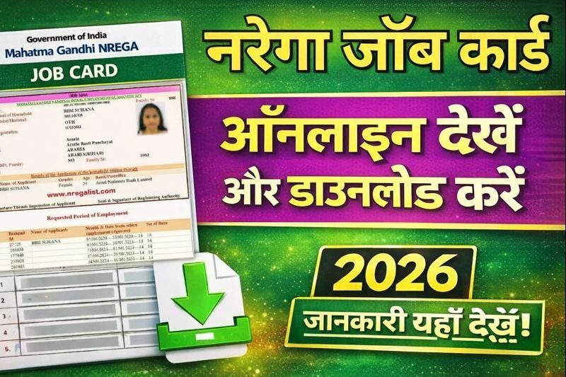 NREGA Job Card Download 2026: नरेगा जॉब कार्ड ऑनलाइन ऐसे देखें और डाउनलोड करें