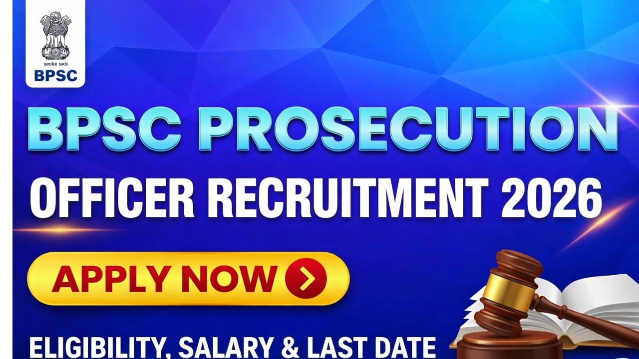 BPSC Prosecution Officer Recruitment 2026 – Apply Online, Eligibility, Salary, Age Limit, Last Date Full Details Full Details