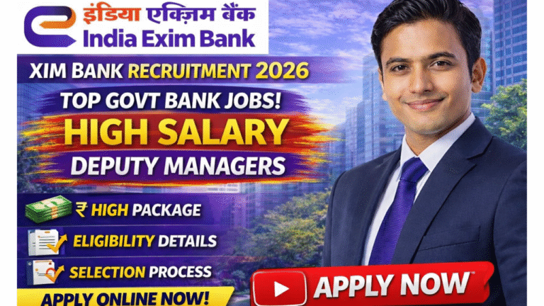 Exim Bank Deputy Managers Recruitment 2026: Apply Online for 20 Posts | Check Eligibility, Salary, s & Last Date Full Details