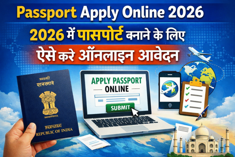 Passport Apply Online 2026: घर बैठे ऑनलाइन पासपोर्ट के लिए ऐसे करें आवेदन, जानें फीस, दस्तावेज और पूरी प्रक्रिया