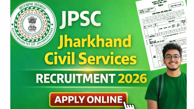 Jharkhand JPSC Civil Services Recruitment 2026: Advt No. 01/2026 के तहत 103 पदों पर ऑनलाइन आवेदन शुरू