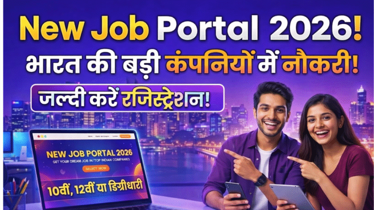 New Job Portal 2026: भारत की बड़ी कंपनियों में नौकरी पाने का मौका, ऐसे करें ऑनलाइन रजिस्ट्रेशन