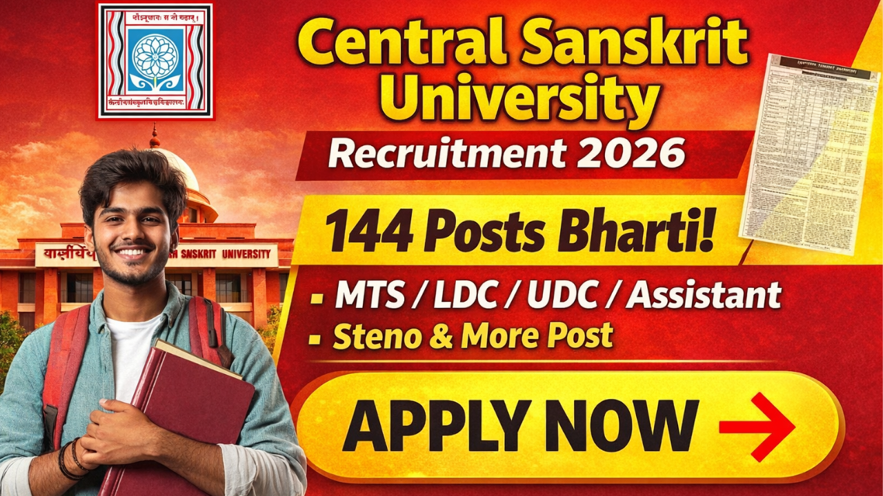 CSU Non Teaching Recruitment 2026: 144 पदों पर भर्ती, ऐसे करें आवेदन