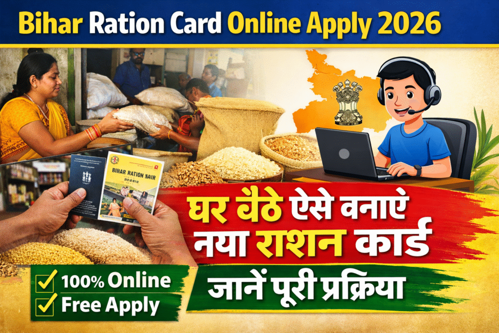 Ration Card Bihar Online Apply 2026: बिहार राशन कार्ड ऑनलाइन अप्लाई ...
