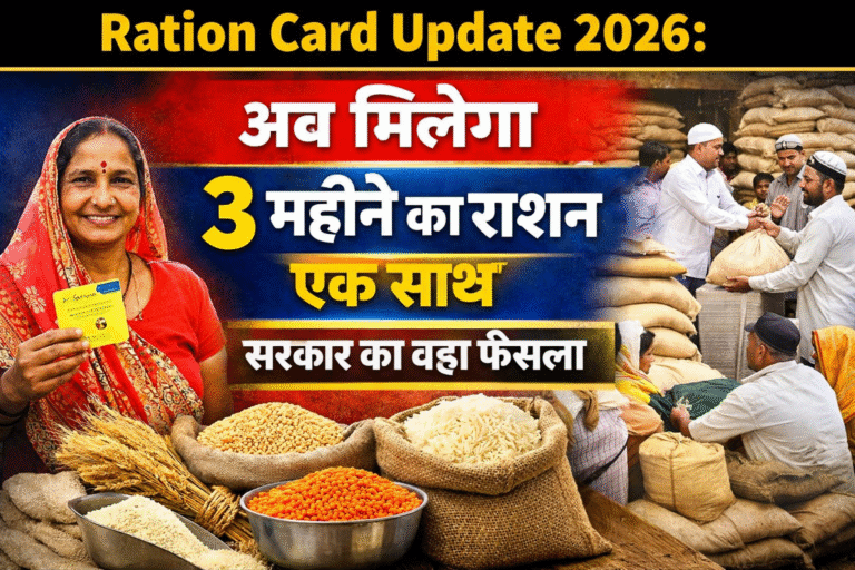 Ration Card Update 2026: अब मिलेगा 3 महीने का राशन एक साथ, सरकार का बड़ा फैसला