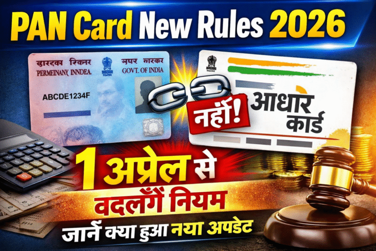 PAN Card New Rules 2026: 1 अप्रैल से बदलेंगे नियम, जानें क्या हुआ नया अपडेट