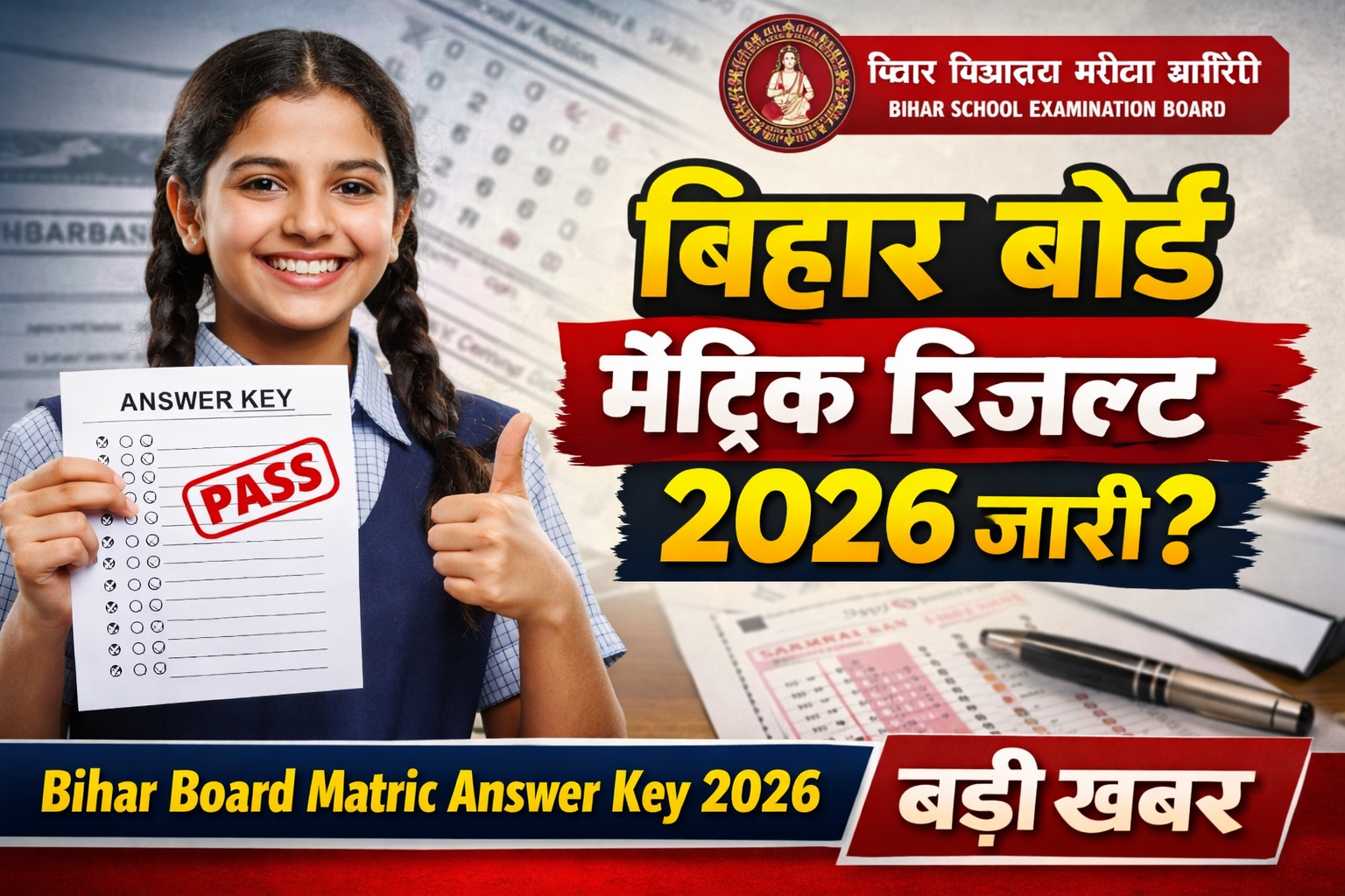 Bihar Board 10th Answer Key 2026: बिहार बोर्ड 10वीं की आंसर की जारी, ऐसे करें चेक और डाउनलोड