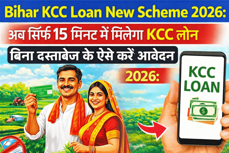 Bihar KCC Loan New Scheme 2026: अब सिर्फ 15 मिनट में मिलेगा KCC लोन, बिना दस्तावेज के ऐसे करें आवेदन
