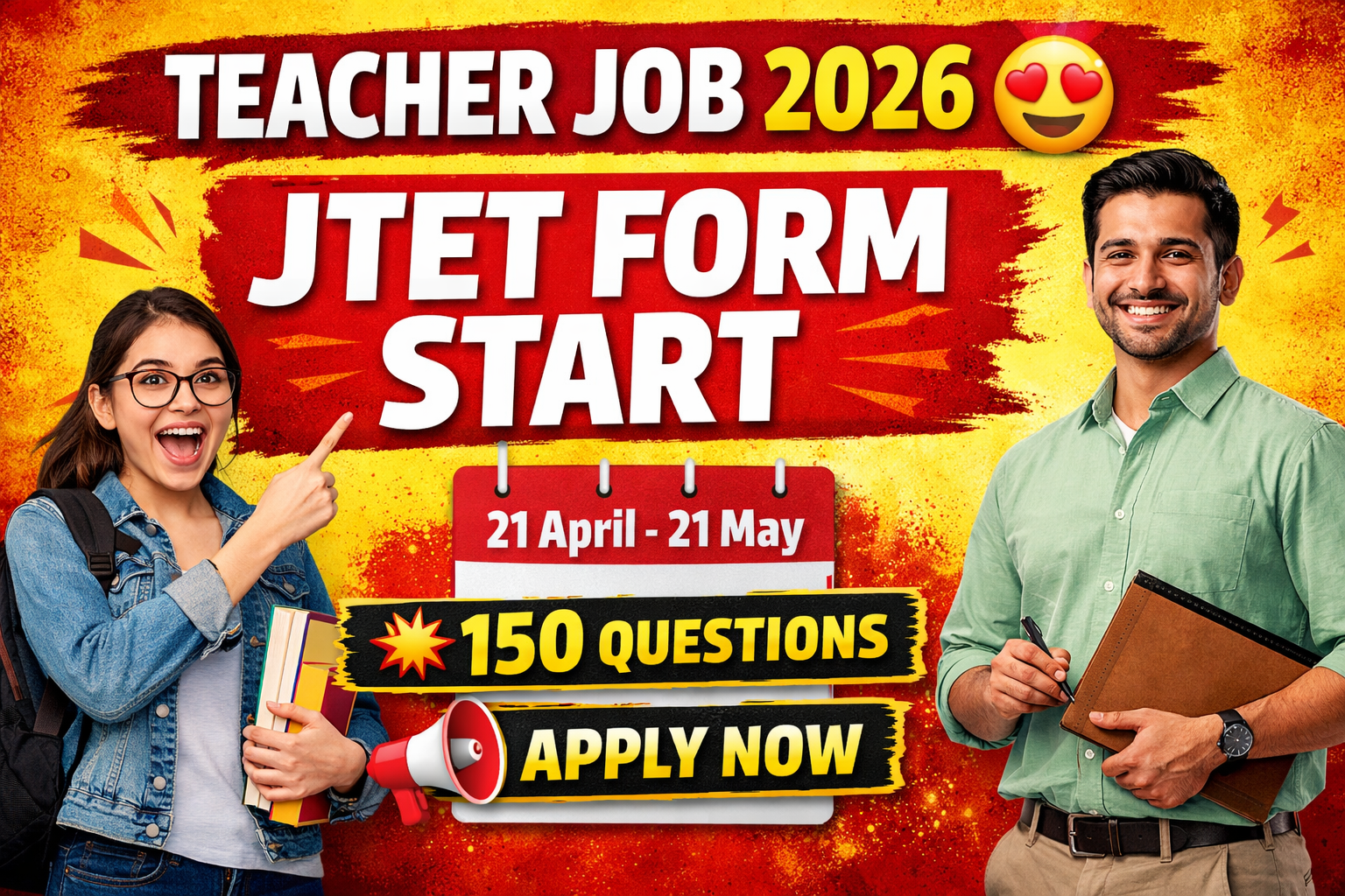 Jharkhand TET JTET 2026 Notification Out – Apply Online, Eligibility, Dates, Full Details