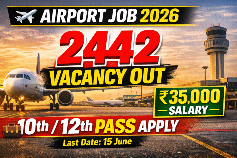 Noida International Airport Vacancy 2026: 10वीं/12वीं पास के लिए 2442 पदों पर भर्ती, जल्द करें आवेदन!