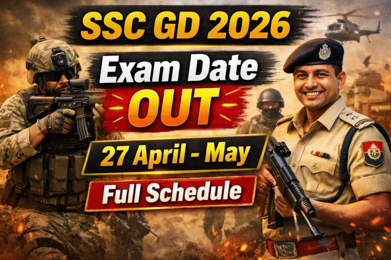 SSC GD Constable Exam Date 2026 Out: पूरी जानकारी, Exam Schedule और Important Dates SSC GD Constable Exam Date 2026 Out: पूरी जानकारी, Exam Schedule और Important Dates