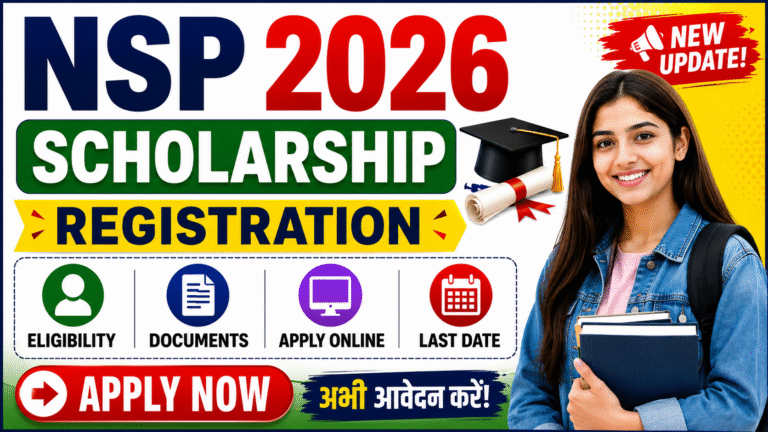 NSP Scholarship 2026 Registration: Eligibility, Documents, Apply Online & Last Date