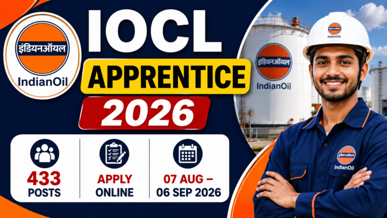 IOCL NR Apprentice Bharti 2026: 433 पद खाली, 10वीं से Graduate तक करें आवेदन, ऐसे करें ऑनलाइन