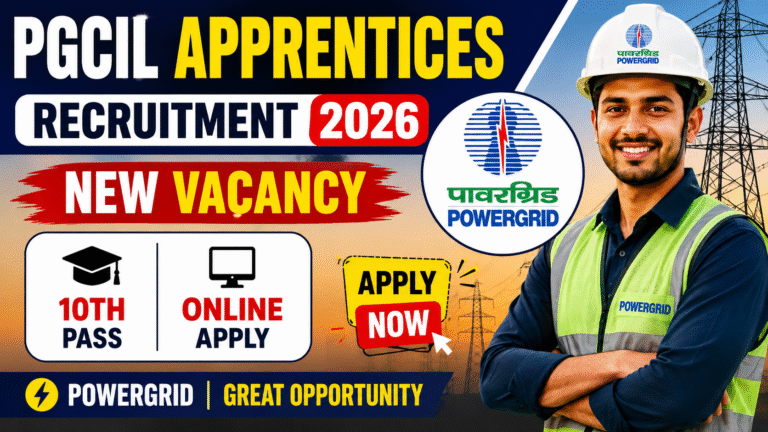 PGCIL Apprentice Bharti 2026: पावरग्रिड में अप्रेंटिस के पदों पर भर्ती, ऐसे करें Online Apply