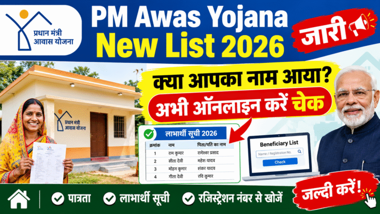 PM Awas Yojana New List 2026: क्या आपका नाम आया? अभी ऑनलाइन करें चेक